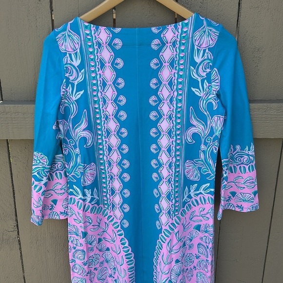 NWT Lily Pulitzer Tana Dress UPF 50 T Shirt Dress Vacation Beach Cruise Coastal - Picture 6 of 10